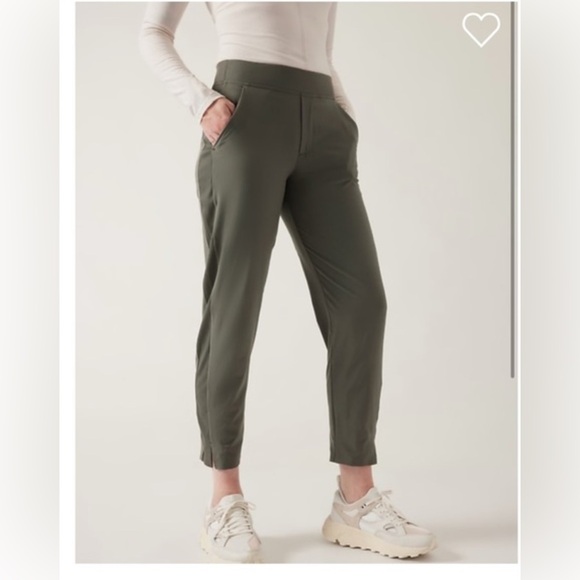 Athleta Pants - Athleta Olive Green Track Jogger Pants